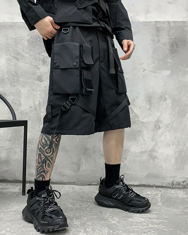 Techwear Pocket Tactical Cargo Shorts
