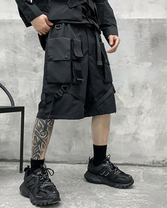 Techwear Pocket Tactical Cargo Shorts