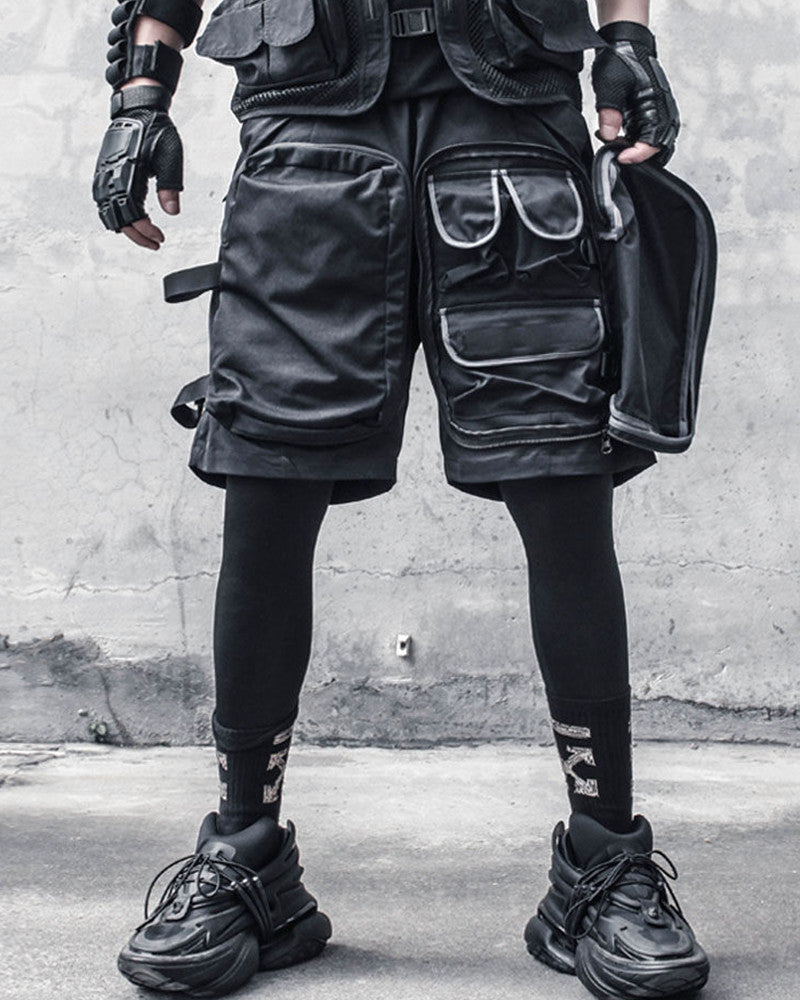 Techwear Multi-Pocket Tactical Cargo Shorts