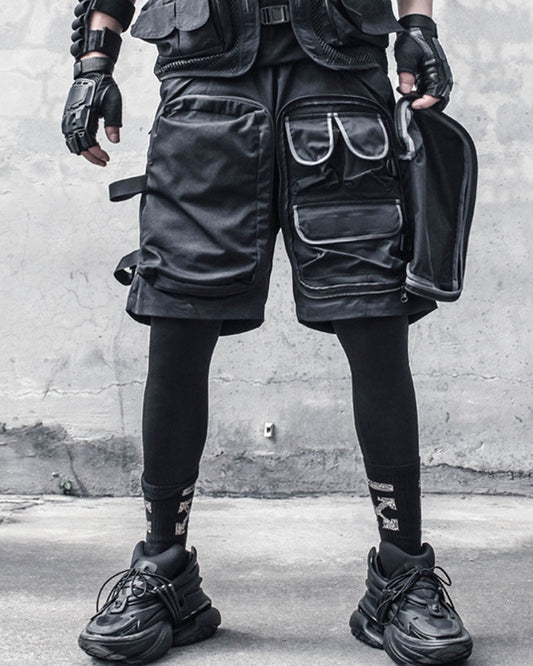 Techwear Multi-Pocket Tactical Cargo Shorts
