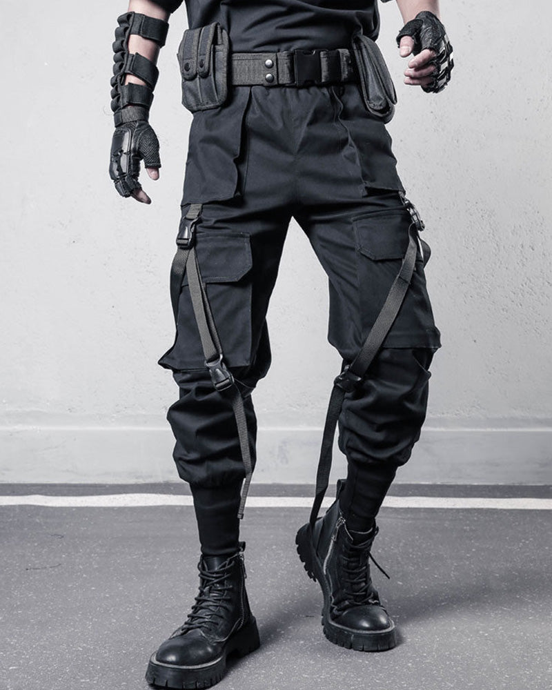 Tactical Strap Techwear Cargo Pants
