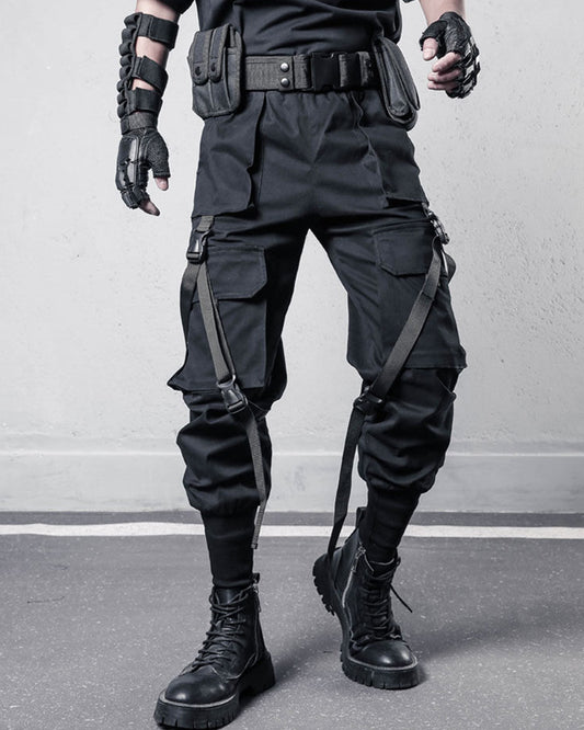 Tactical Strap Techwear Cargo Pants
