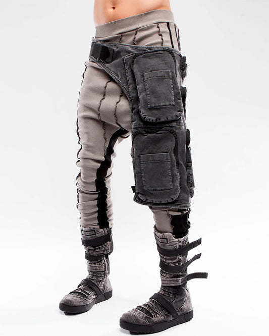 Washed Thigh Bag Post-Apocalyptic Leg Pouch