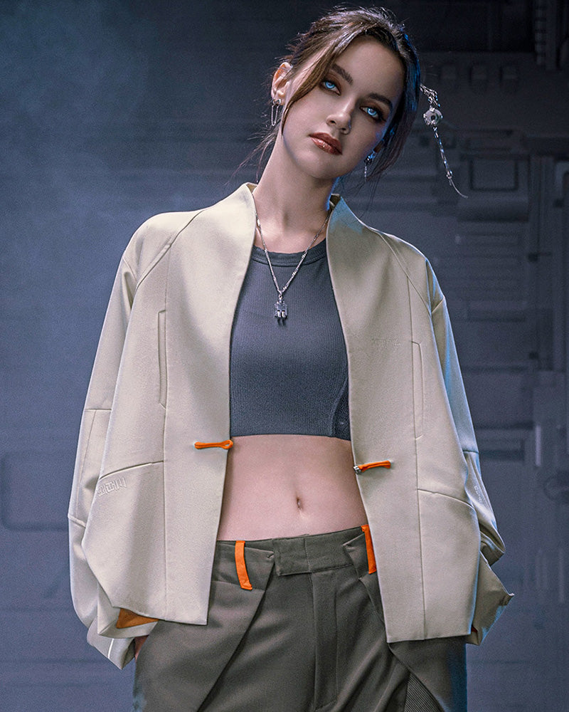 Cyberpunk Outfits Unisex Minimalist Future Jacket