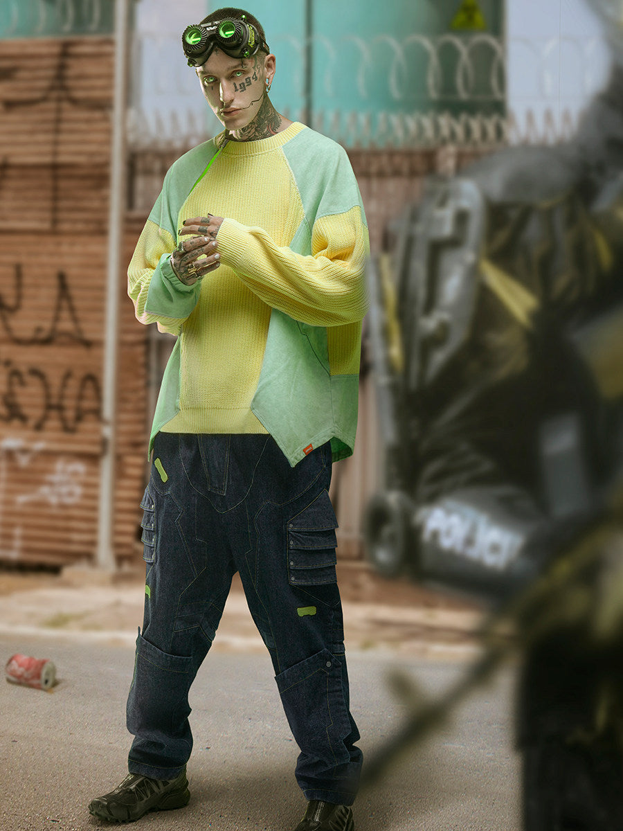 CBP-031-X｜Cyberpunk Techwear Set Top / Bottom