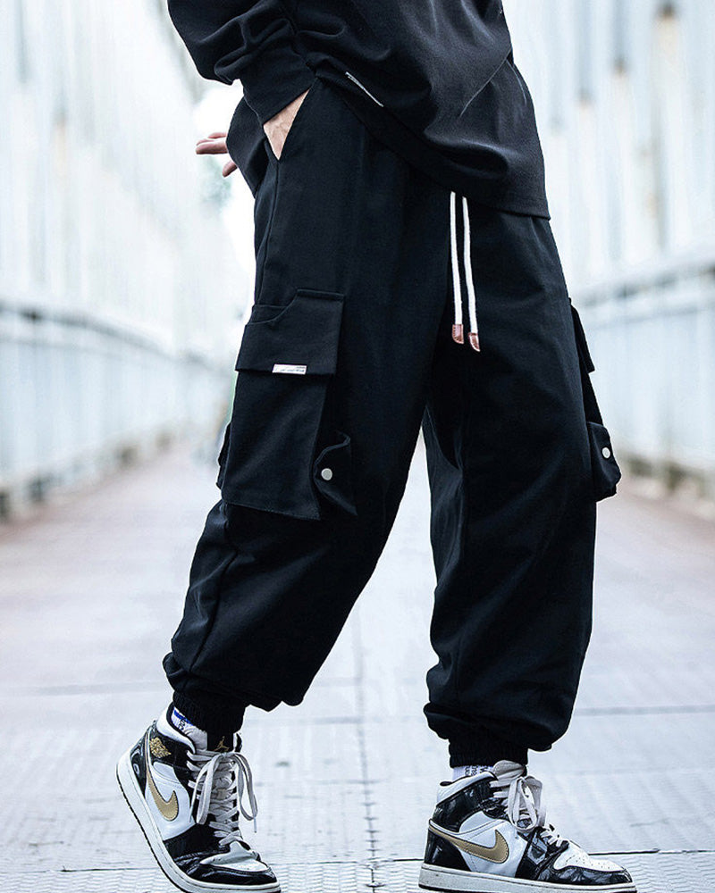 Streetwear Loose Large-Pocket Cargo Pants