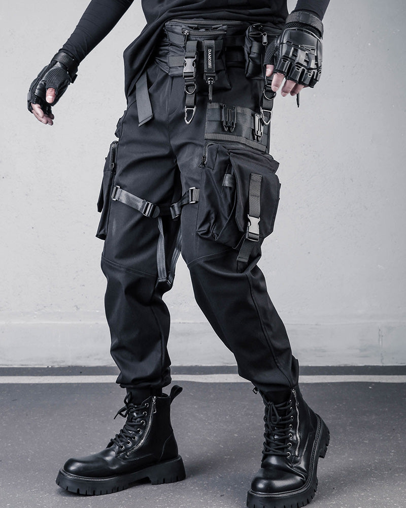 Tactical Multi-Pocket Techwear Cargo Pants