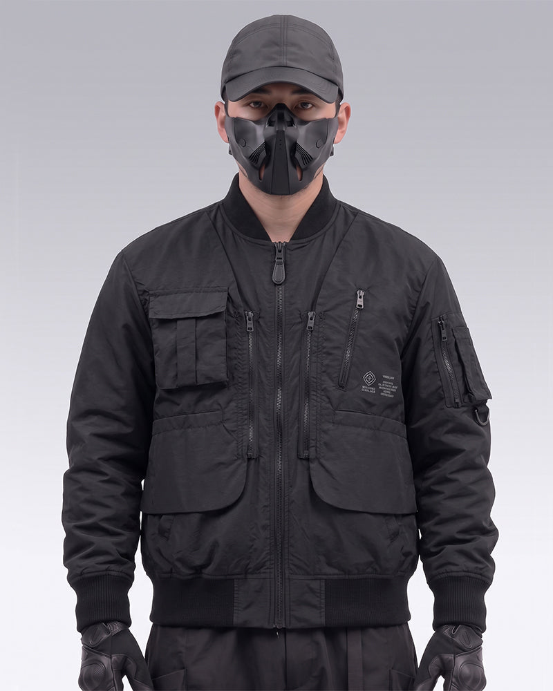 Functional Mock Layer Design Bomber Jacket