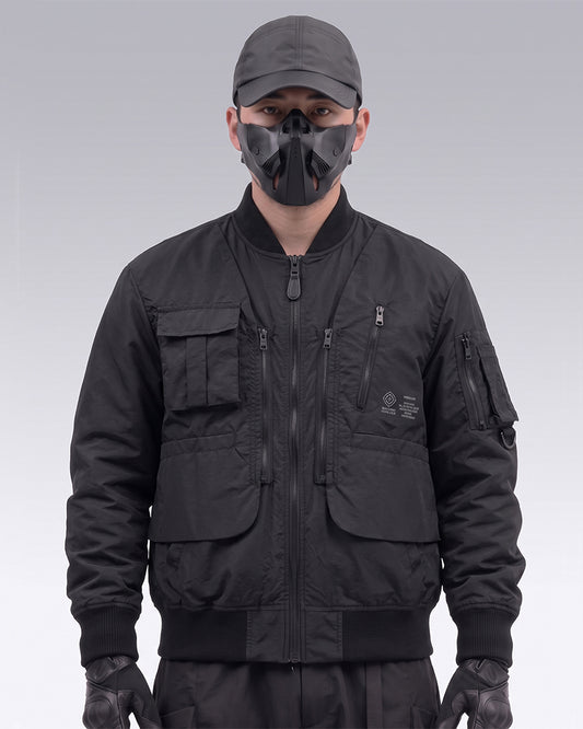 Functional Mock Layer Design Bomber Jacket