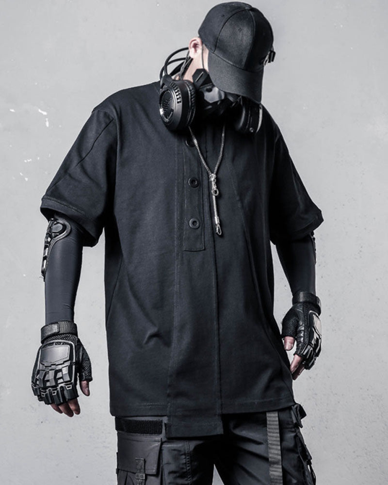 Techwear Functional Irregular T-Shirt