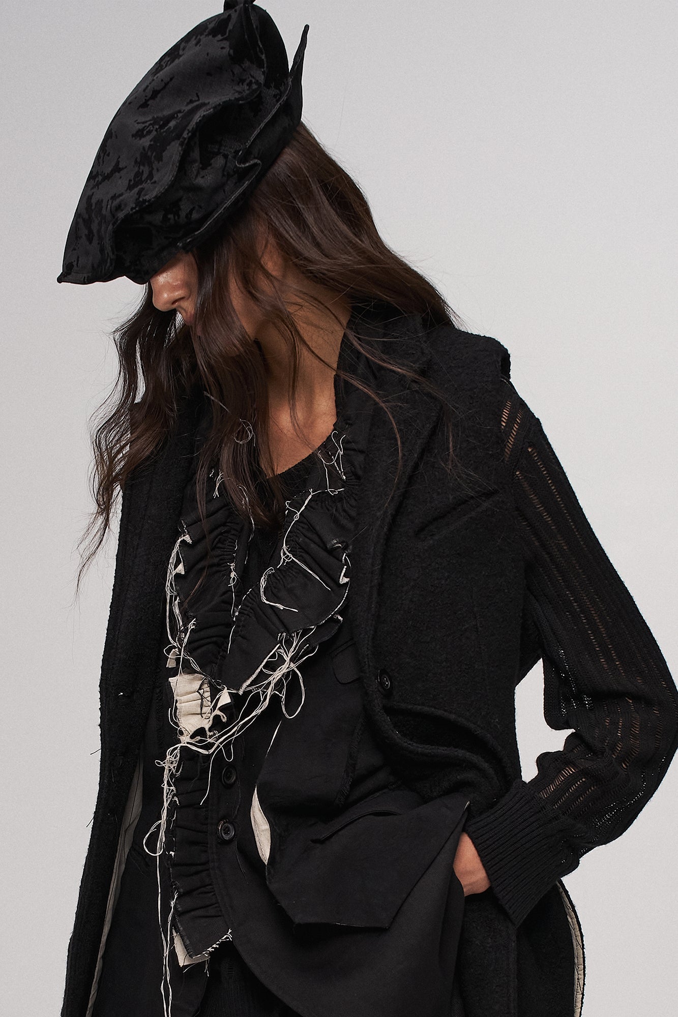 Jacquard Velvet Painter Hat