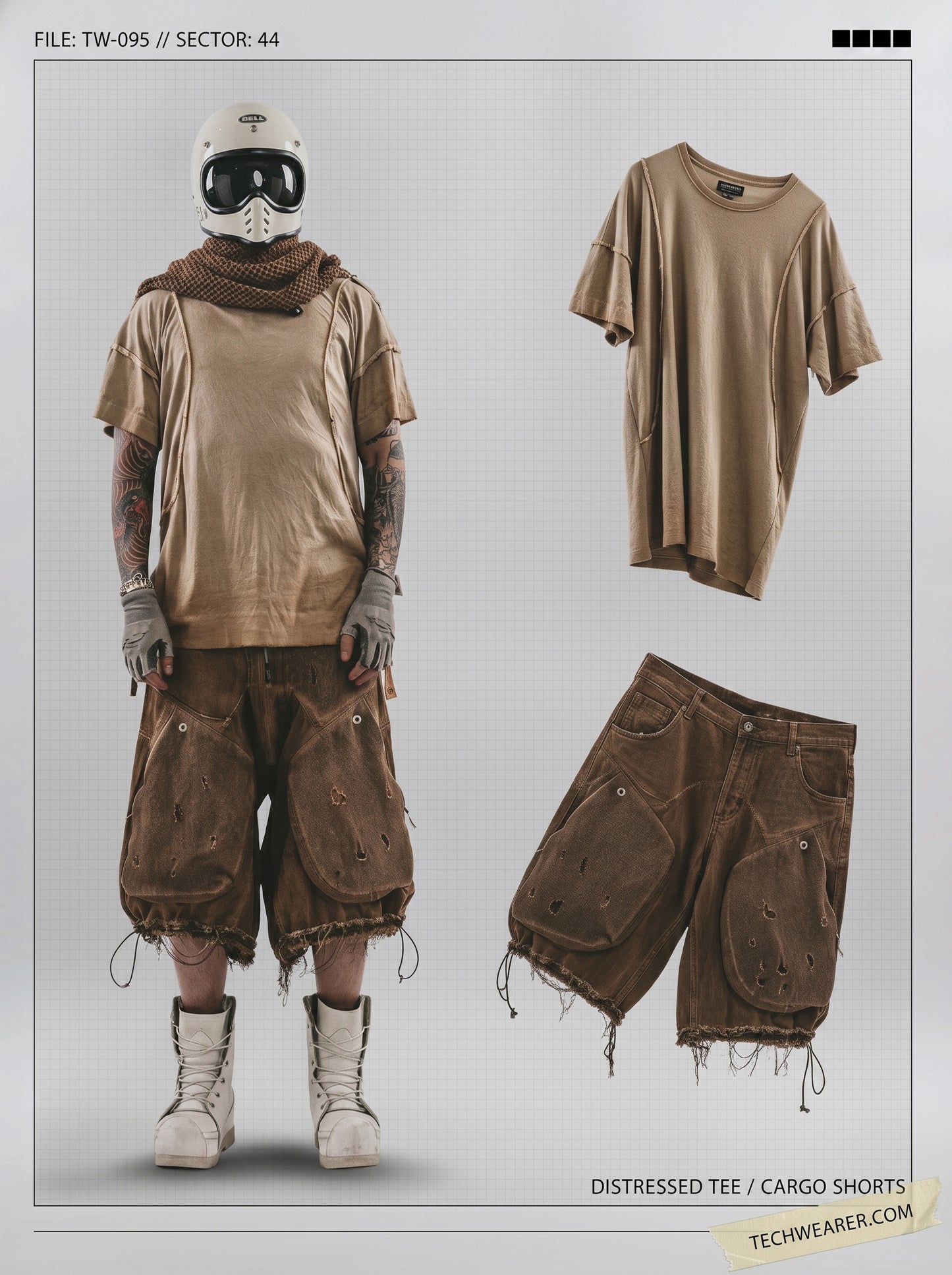 TW-095｜Post-Apocalyptic Wear Set Top / Bottom