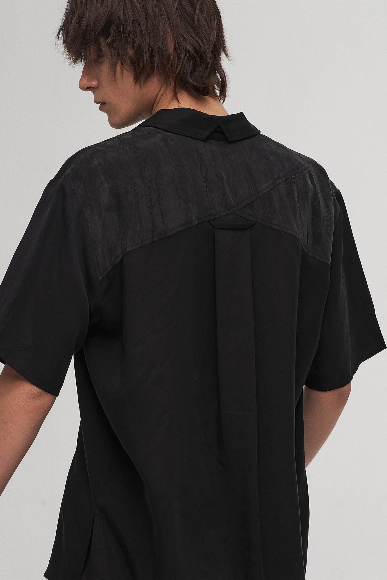 Dark Angel Paneled Half Shirt