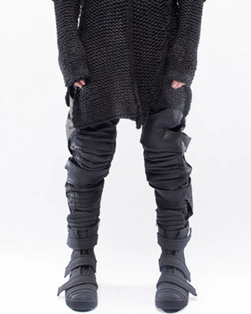 Dune Wasteland Waxed Moto Cargo Pants