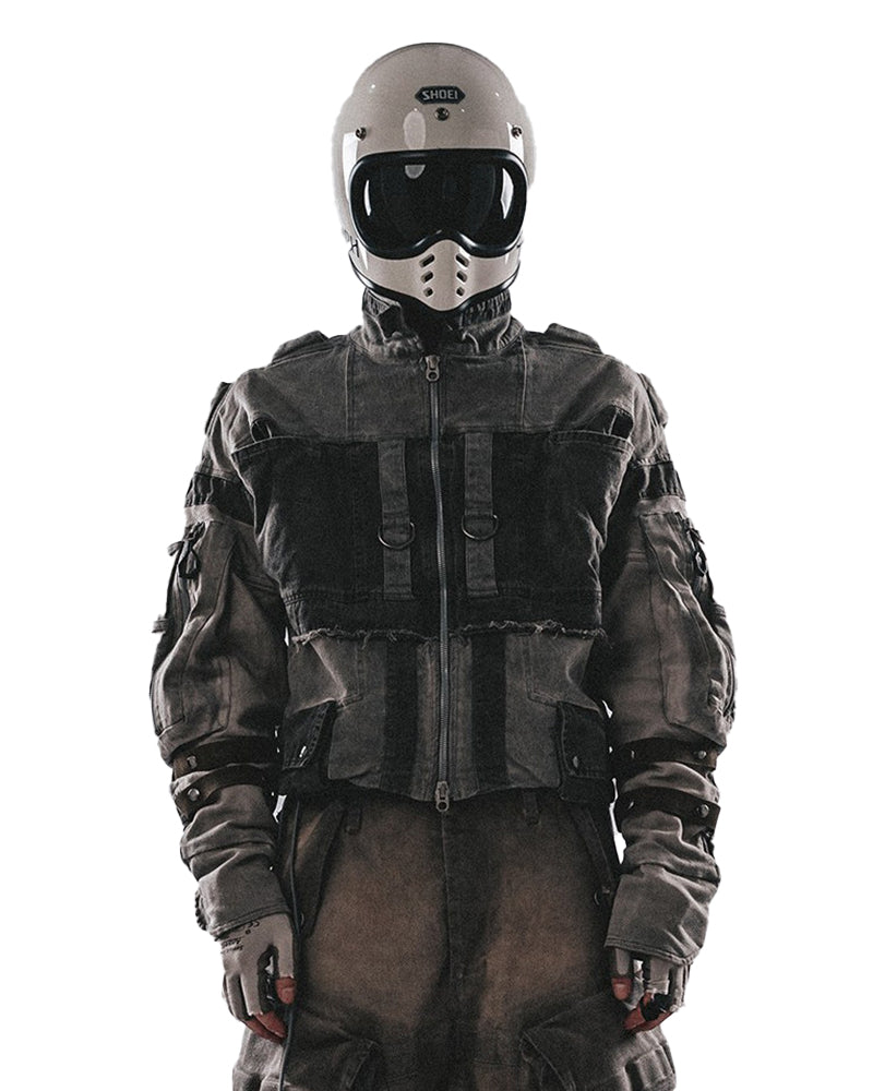 Post-Apocalyptic Retro Biker Jacket