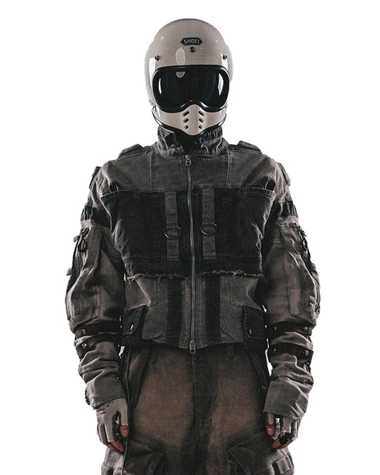 Post-Apocalyptic Retro Biker Jacket