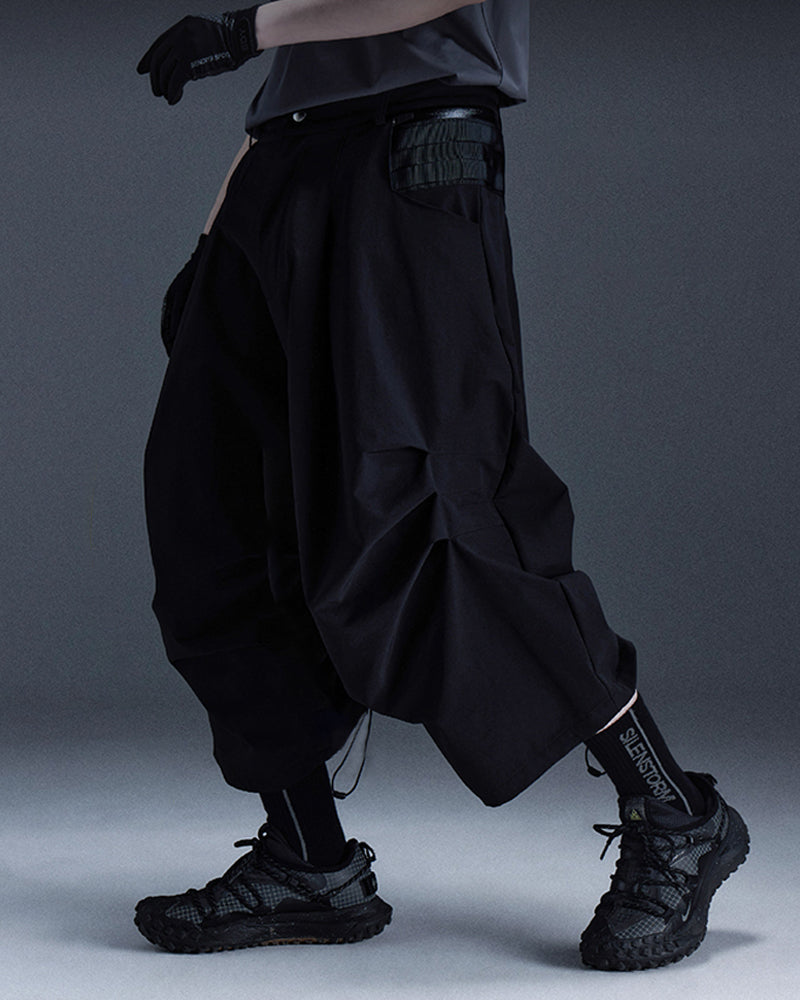 Molle-System Crinkled Water-Repellent Tactical Balloon Pants