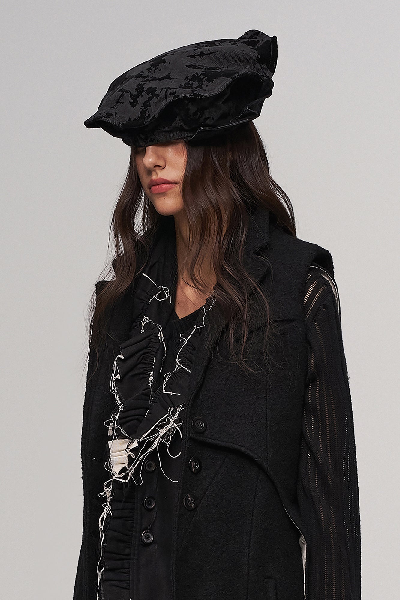 Jacquard Velvet Painter Hat