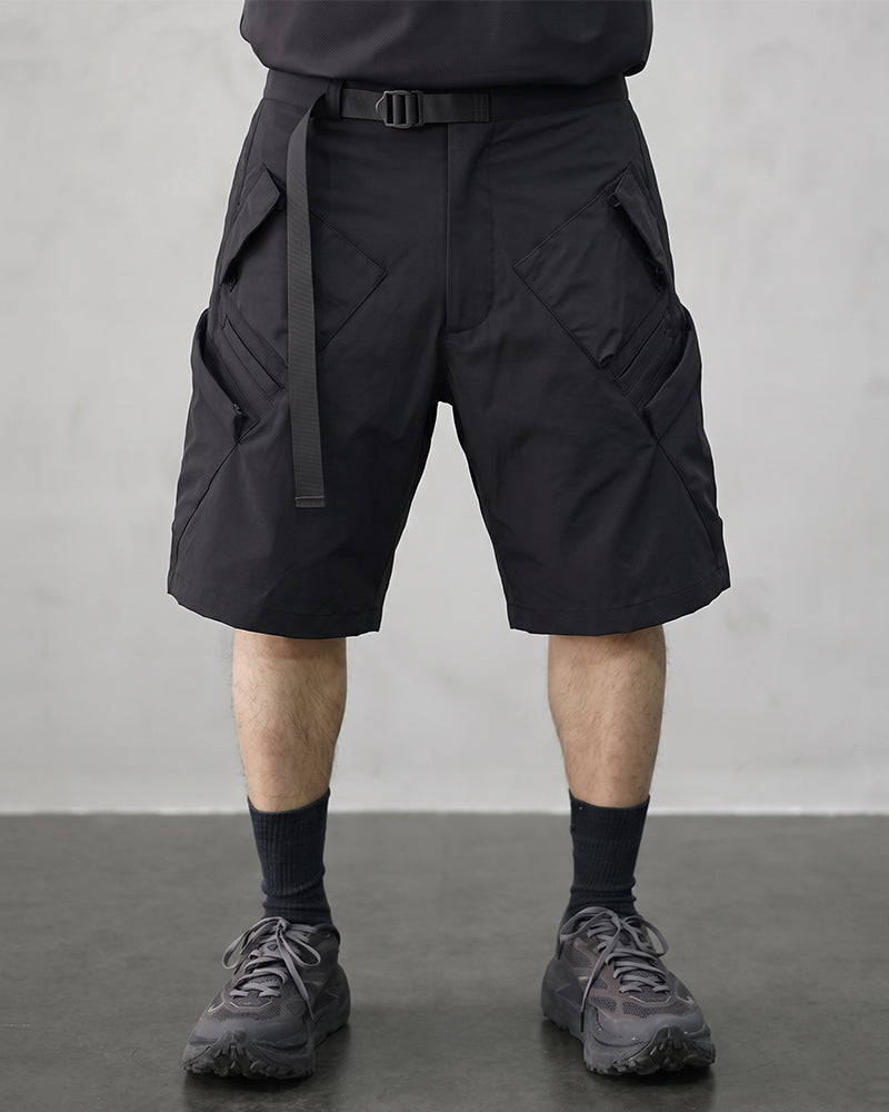 Water-Repellent Techwear Shorts