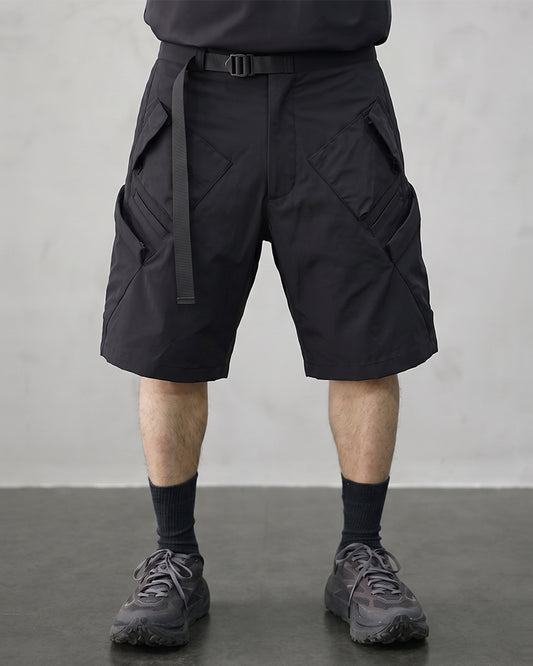 Water-Repellent Techwear Shorts