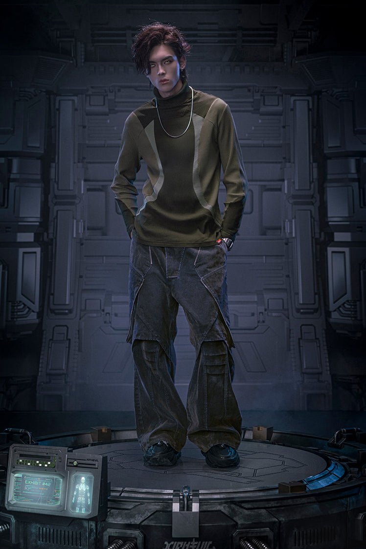 CBP-027-X｜Cyberpunk Techwear Set Top / Bottom