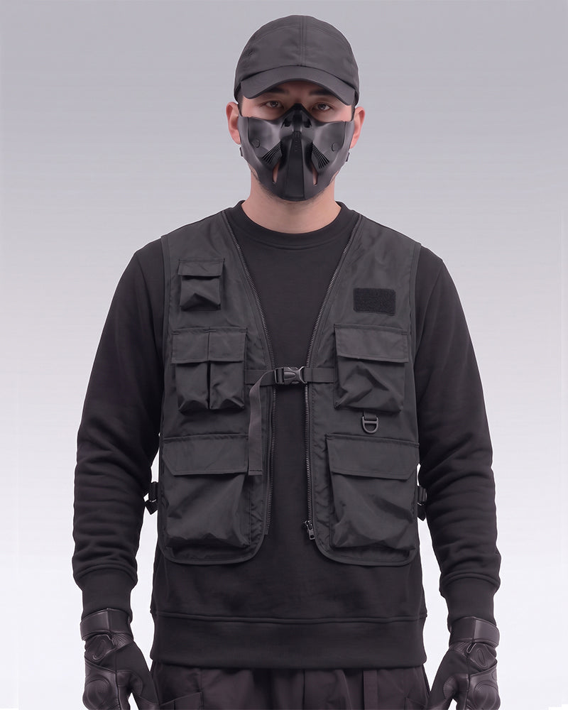 Techwear Fake Two Vest Tactical Sweatshirt