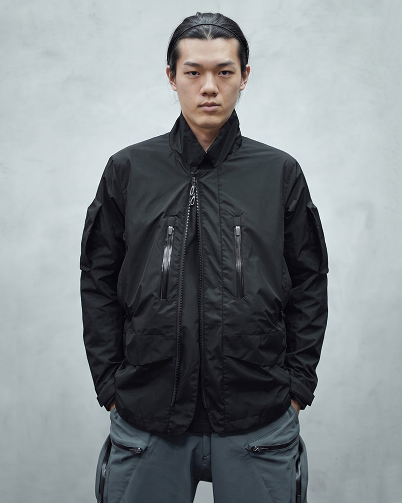 Multi-Pocket Water-Repellent Techwear Jacket