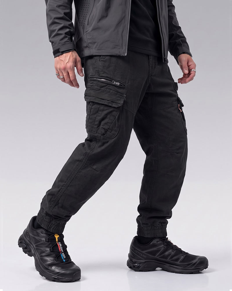 Techwear Paratrooper Cuffed Pants