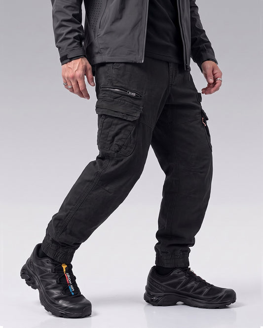 Techwear Paratrooper Cuffed Pants