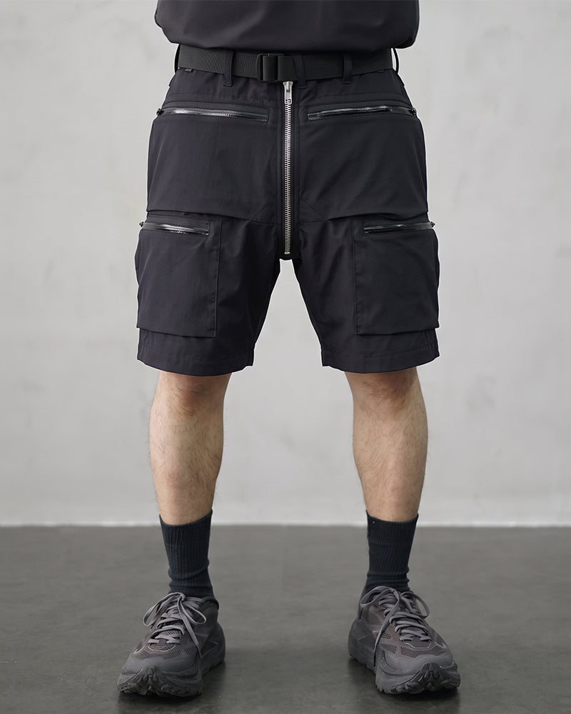 Lightweight Water-Repellent Multi-Pocket Techwear Shorts