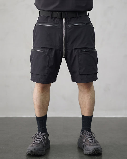 Lightweight Water-Repellent Multi-Pocket Techwear Shorts