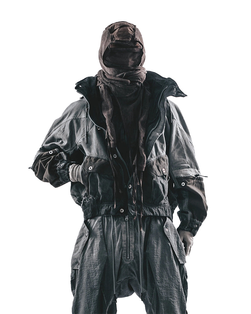 Biohazard Mesh-Panel Hooded Tactical Jacket