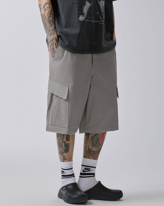 Zipper Pocket Utility Shorts