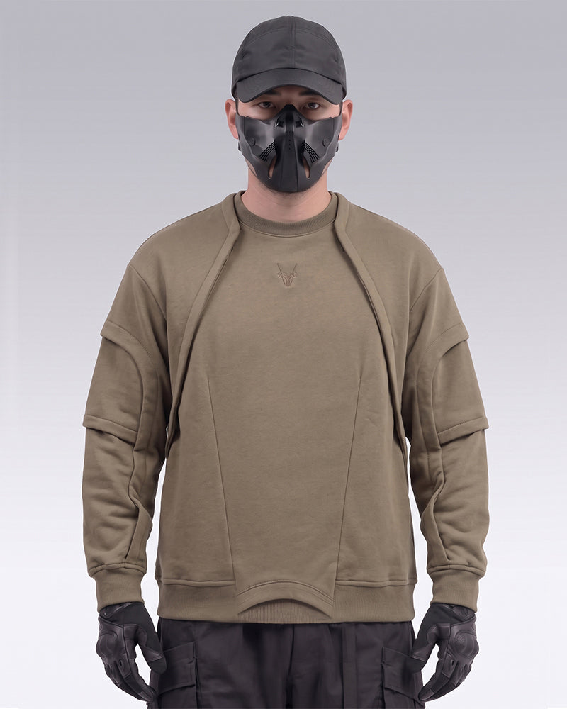Cyberpunk Tech Pullover Sweatshirt