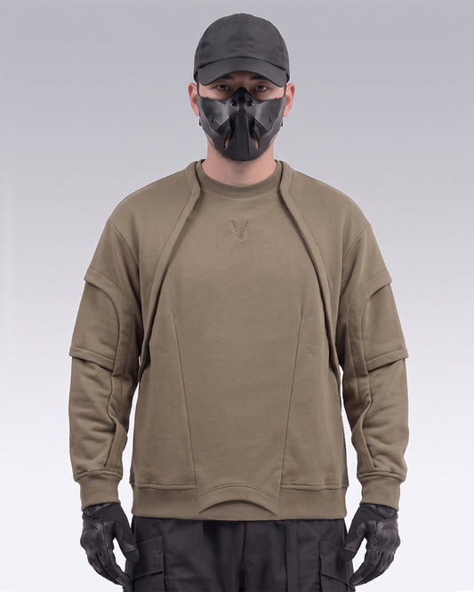 Cyberpunk Tech Pullover Sweatshirt