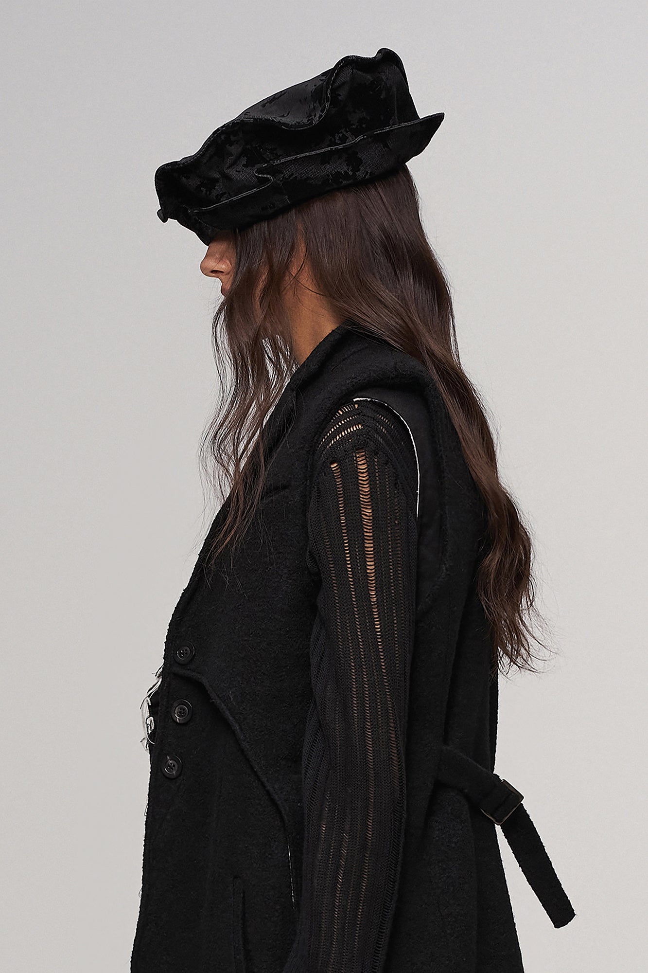 Jacquard Velvet Painter Hat
