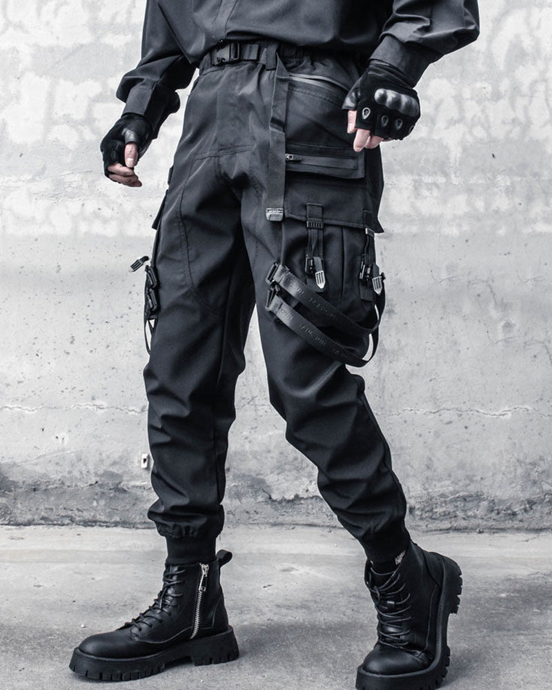 Multi-Pocket Tactical Techwear Cargo Pants