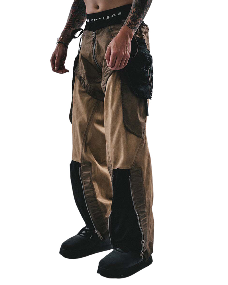 Spliced Wasteland Washed Tech Cargo Pants
