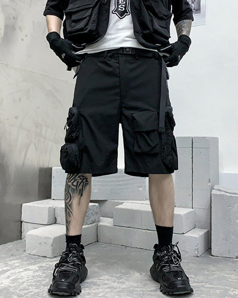 Techwear Backpack Cargo Shorts