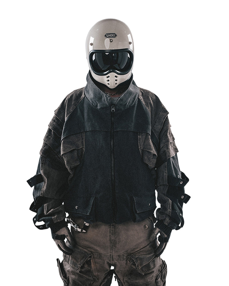 Wasteland-Tactical Heavy-Duty Layered Utility Jacket