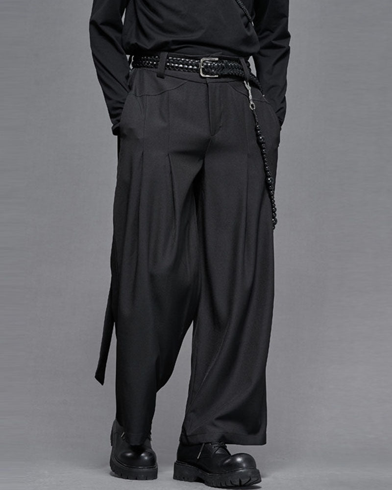 Modern Japanese Wide Leg Hakama Pants