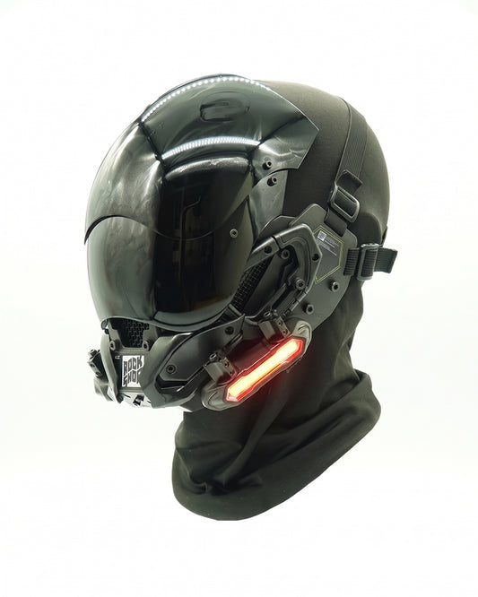 LED Cyberpunk Helmet Mask