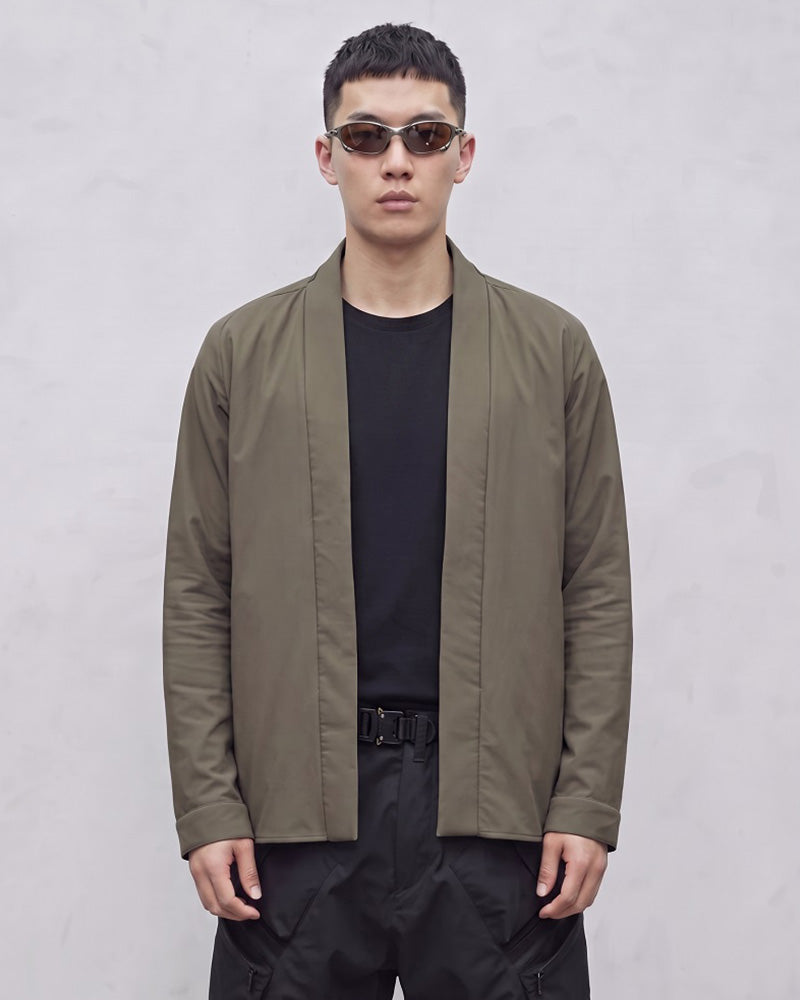 Water-Repellent Elastic Techwear Kimono Jacket