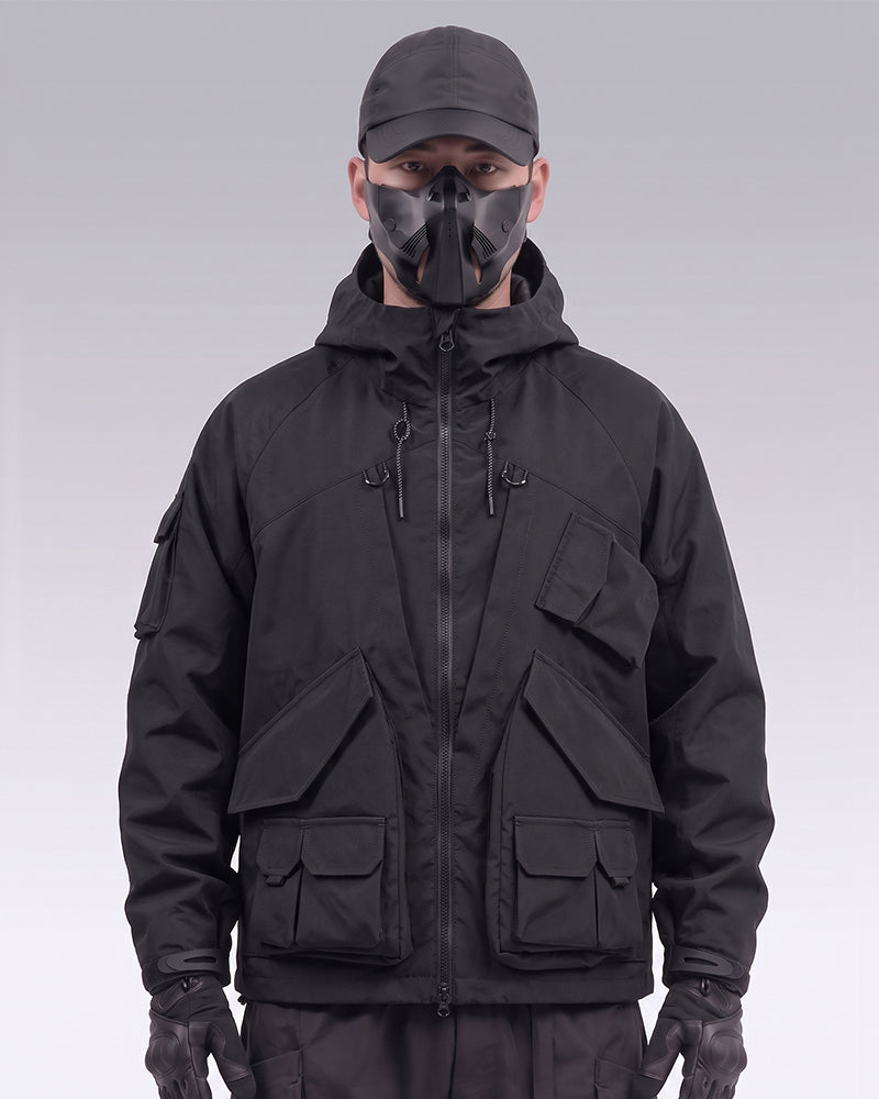 Functional Techwear Multi-pocket Hooded Jacket