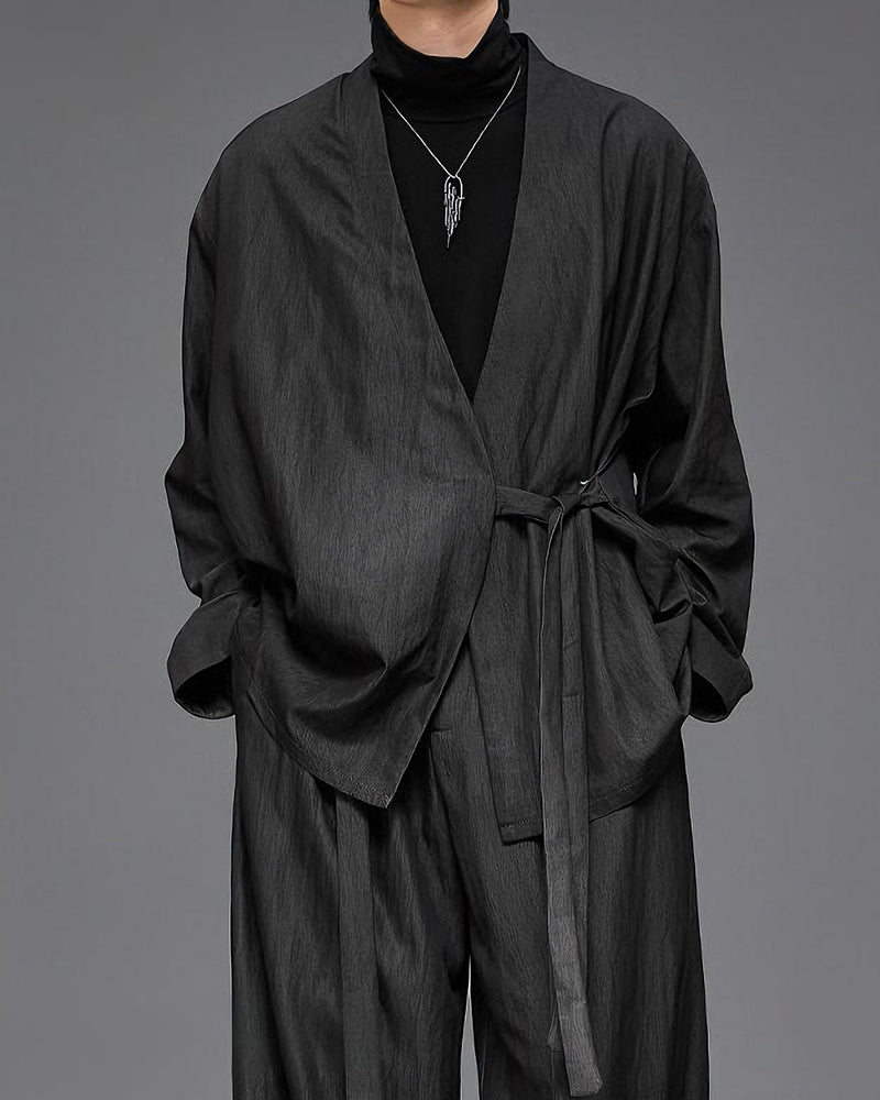 Minimalist Japanese Zen Kimono Cardigan Jacket