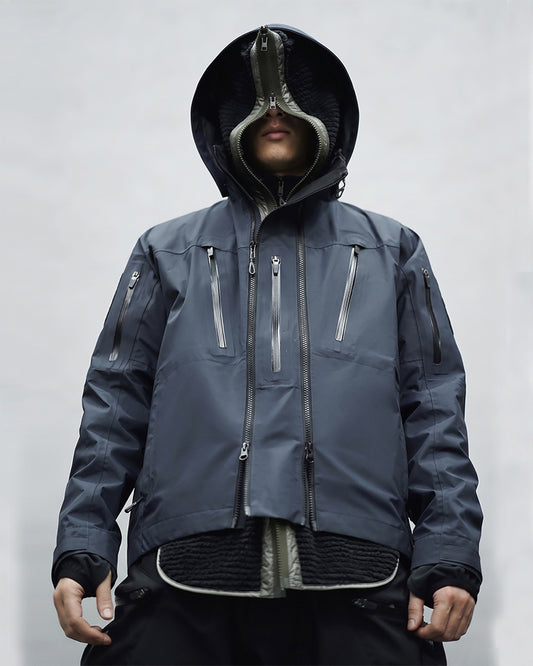 Detachable Placket Windproof Outdoor Jacket