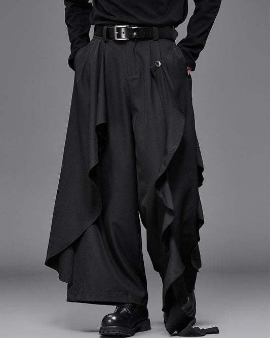 Modern Japanese Wide Leg Vintage Hakama Pants