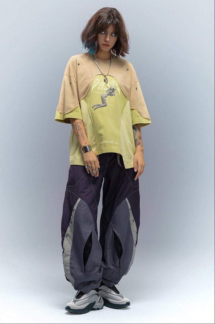 CBP-034-X｜Cyberpunk Techwear Set Top / Bottom