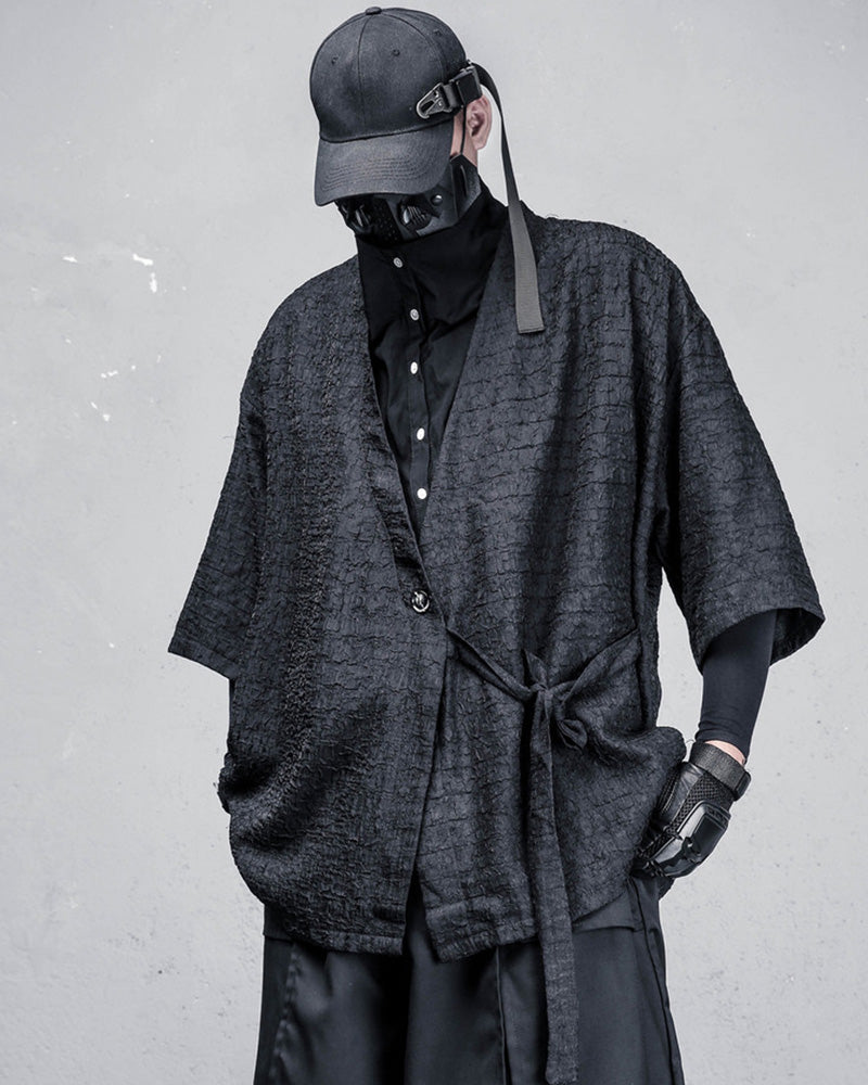 Japanese Robe Style Darkwear Shirt