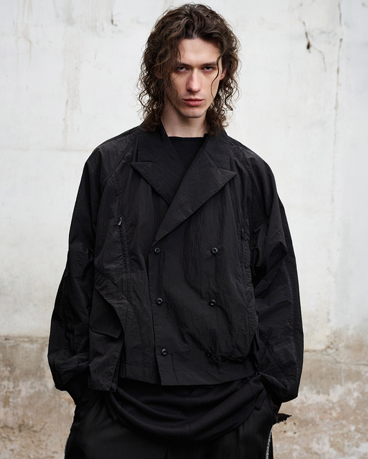 Wingsuit Double-Breasted Blazer Jacket